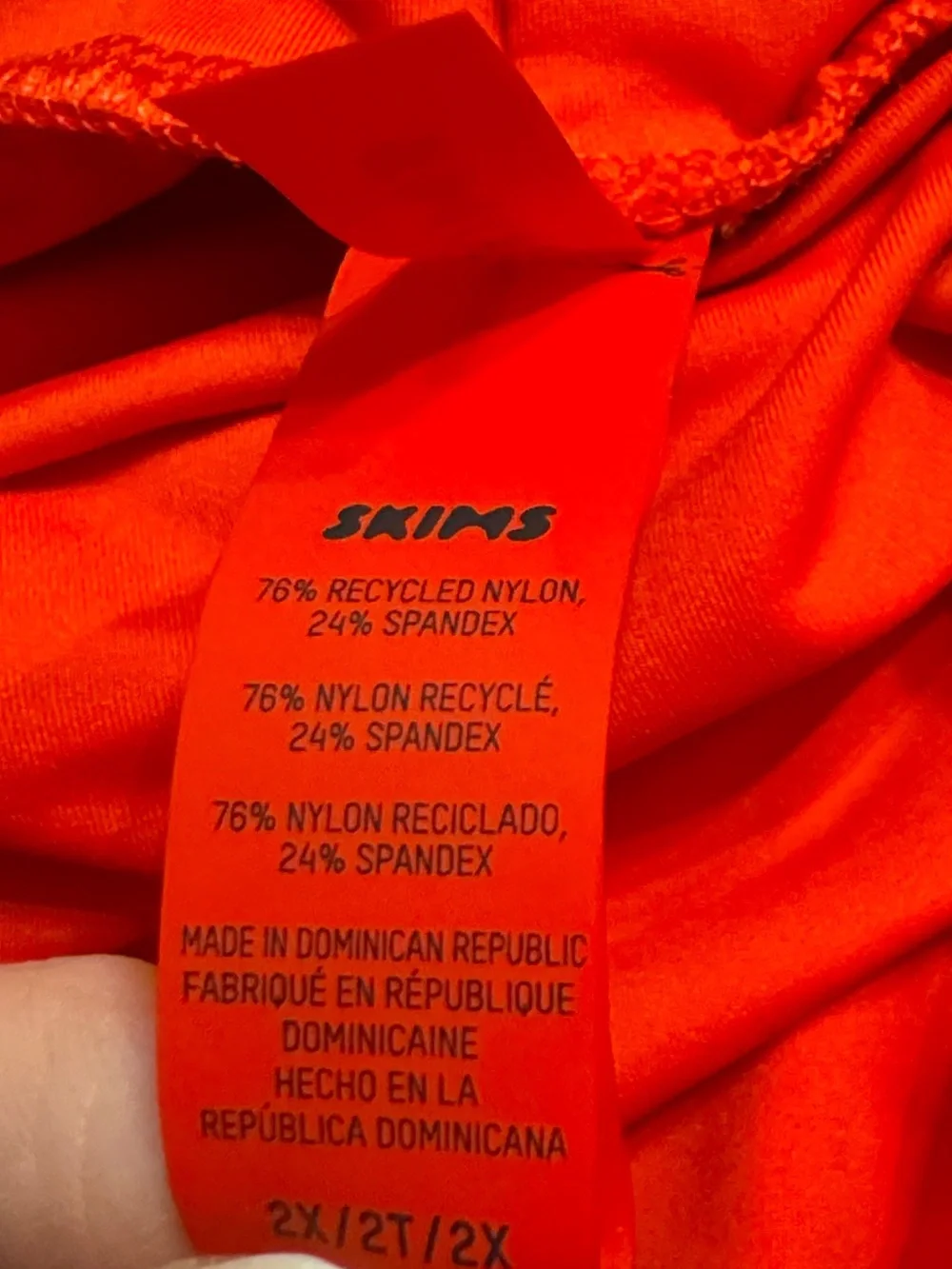 Rare SKIMS 2X Red maxi sarong in Limited edition Ruby NWOT